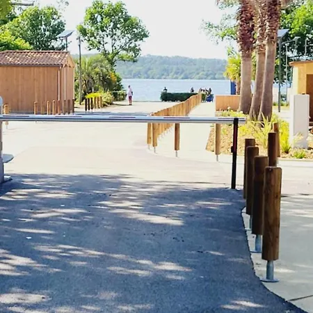 Kamp alanı Mobil 4 6 Pers Climatise Eurolac Aureilhan (Landes)